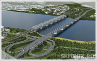 губернатор посетил строительную площадку 4-го моста в Красноярске